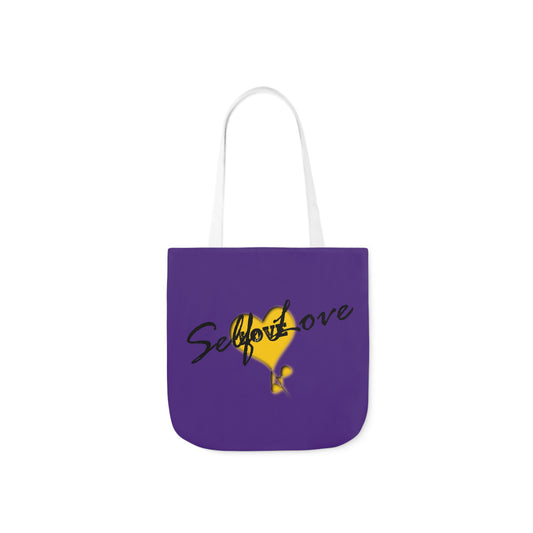 Purple Self Love Canvas Tote Bag