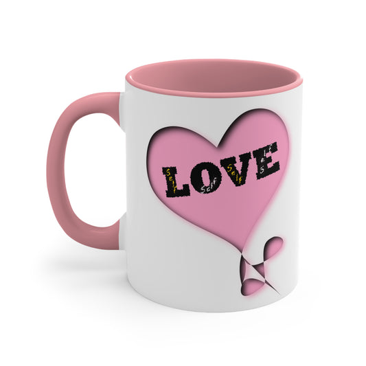 Pink Self Love Mug, 11oz