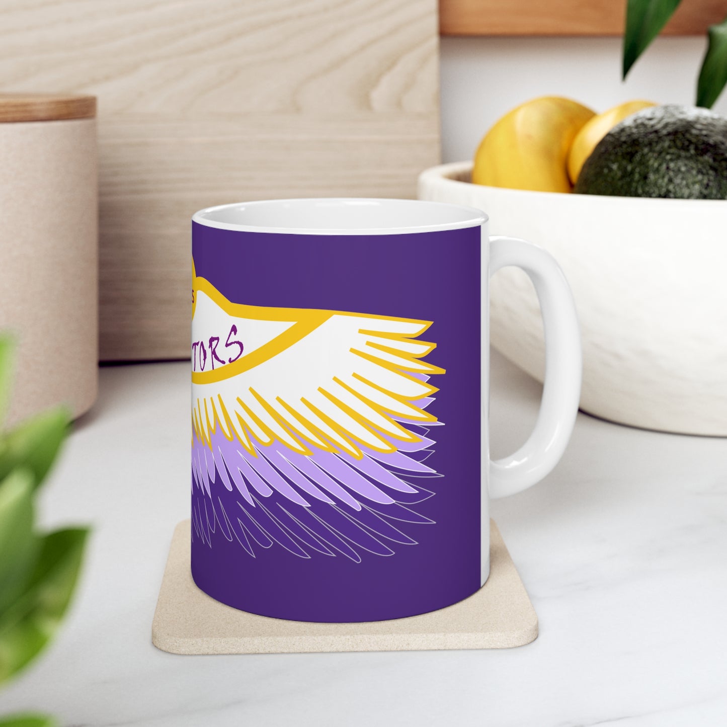 Angels/Ancestors Dark purple Mug 11oz