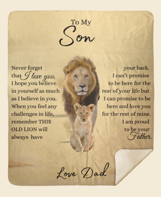 My Son- Lion Blanket