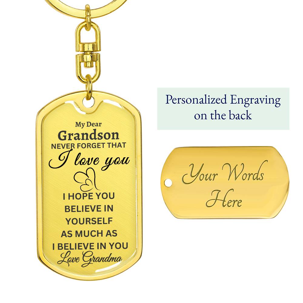 Grandson gift from Grandma- Believe In Yourself