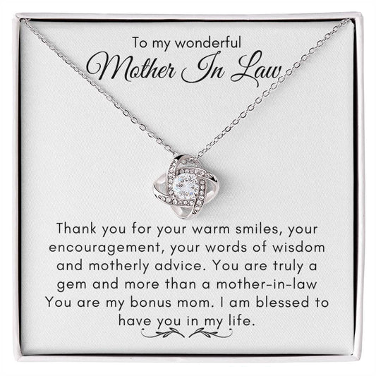 Mother In Law- Love Knot Necklace
