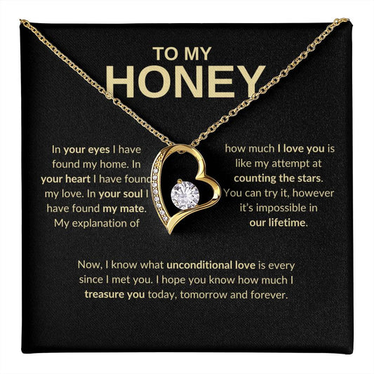 To My Honey- Forever Love Necklace