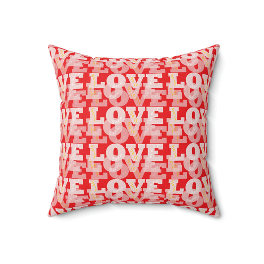 Self Love Red Pillow