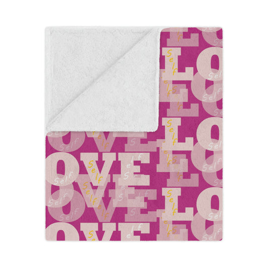 Self Love Pink Blanket