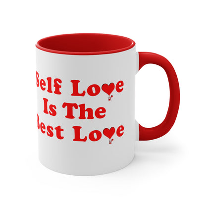Red Self Love Coffee Mug, 11oz