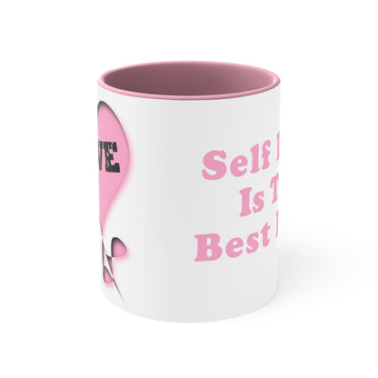 Pink Self Love Mug, 11oz