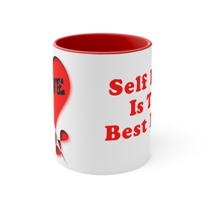 Red Self Love Coffee Mug, 11oz