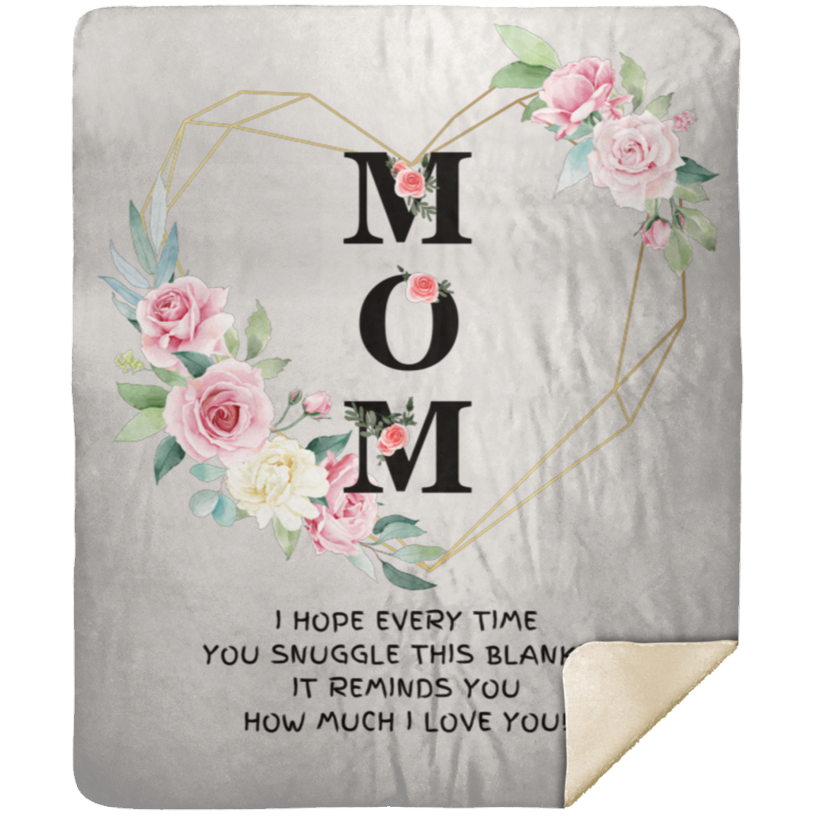 Mom Gift-Love You Blanket 50x60