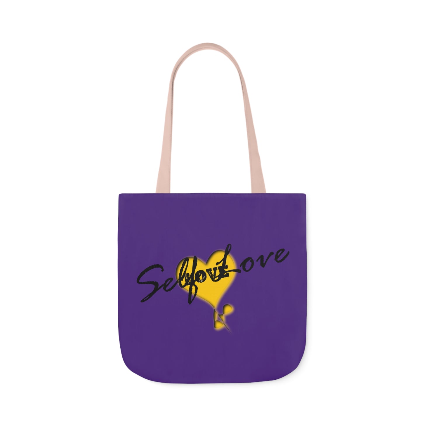 Purple Self Love Canvas Tote Bag