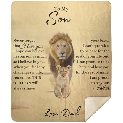My Son- Lion Blanket