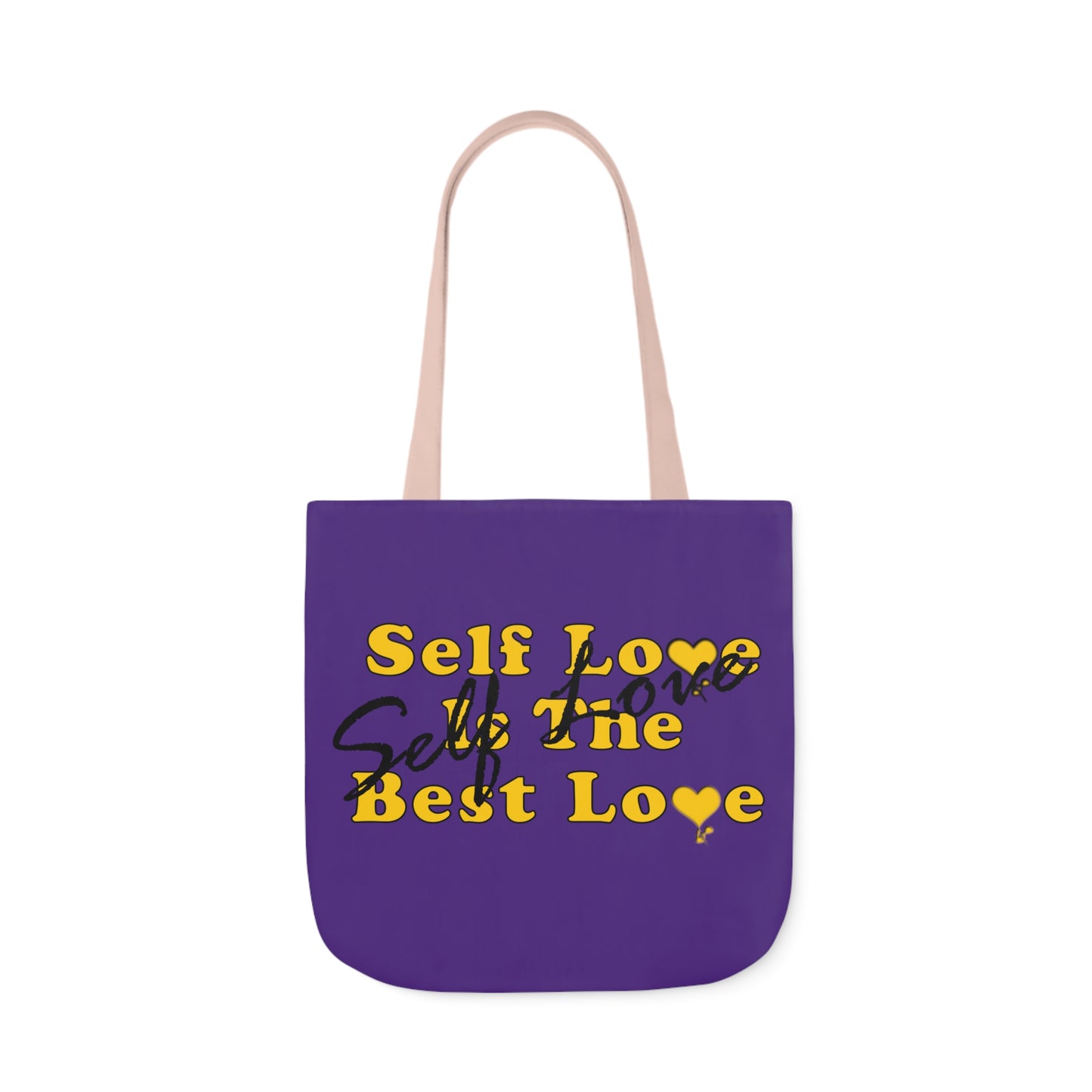 Purple Self Love Canvas Tote Bag