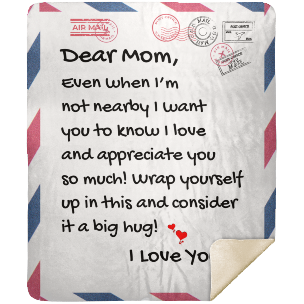 Dear Mom- Premium Sherpa Blanket 50x60