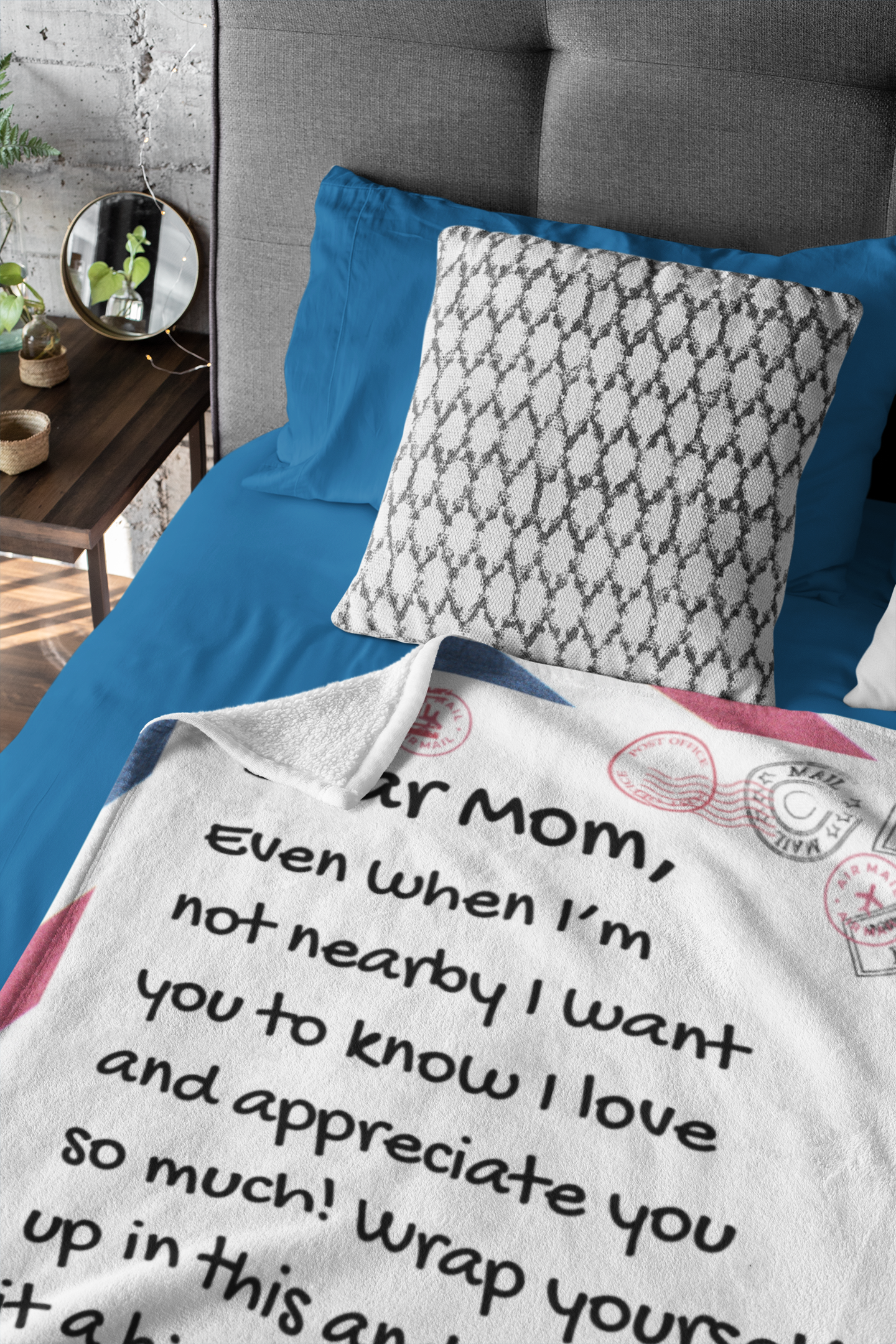 Dear Mom- Premium Sherpa Blanket 50x60