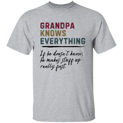 Grandpa Knows...Funny T-shirt