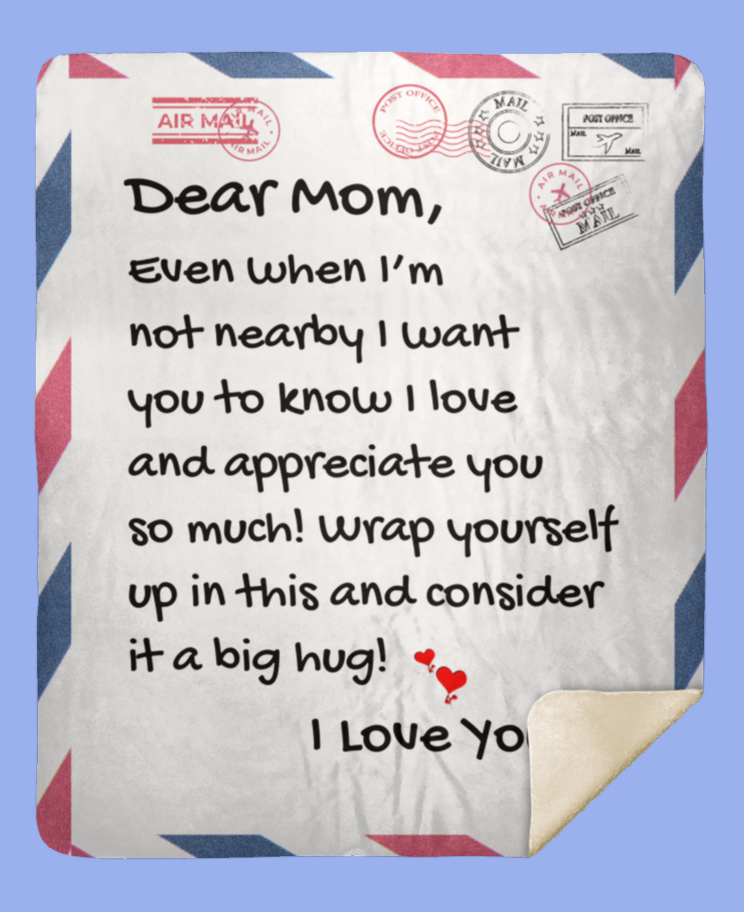 Dear Mom- Premium Sherpa Blanket 50x60