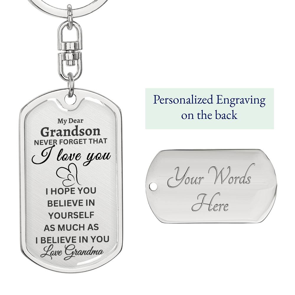 Grandson gift from Grandma- Believe In Yourself