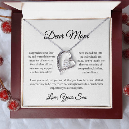 Dear Mom- Forever Love Necklace