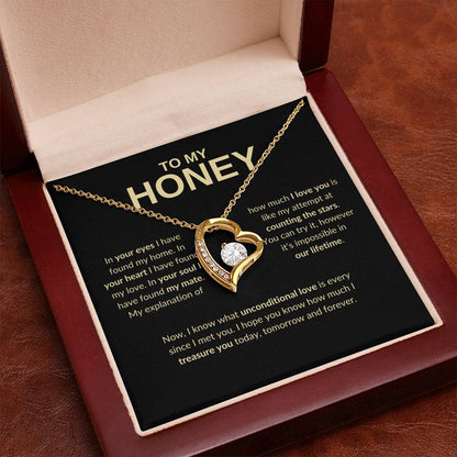 To My Honey- Forever Love Necklace