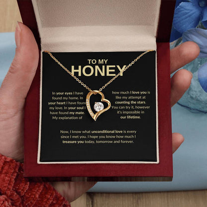 To My Honey- Forever Love Necklace