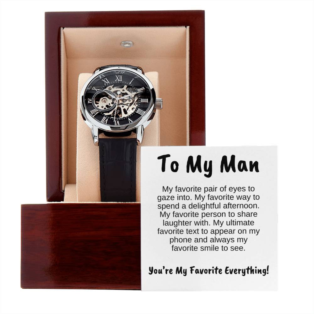 To My Man- Favorite Everything!