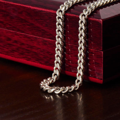 To My Husband- Cuban Link Chain