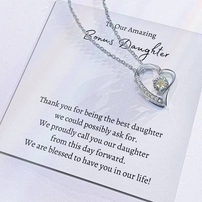 Our Amazing Daughter In Law- Forever Love Necklace