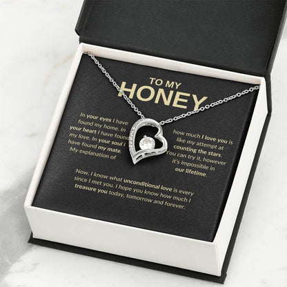 To My Honey- Forever Love Necklace