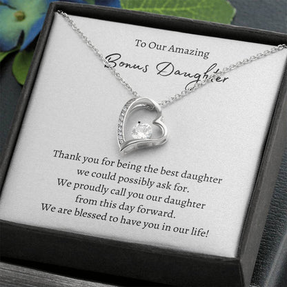 Our Amazing Daughter In Law- Forever Love Necklace