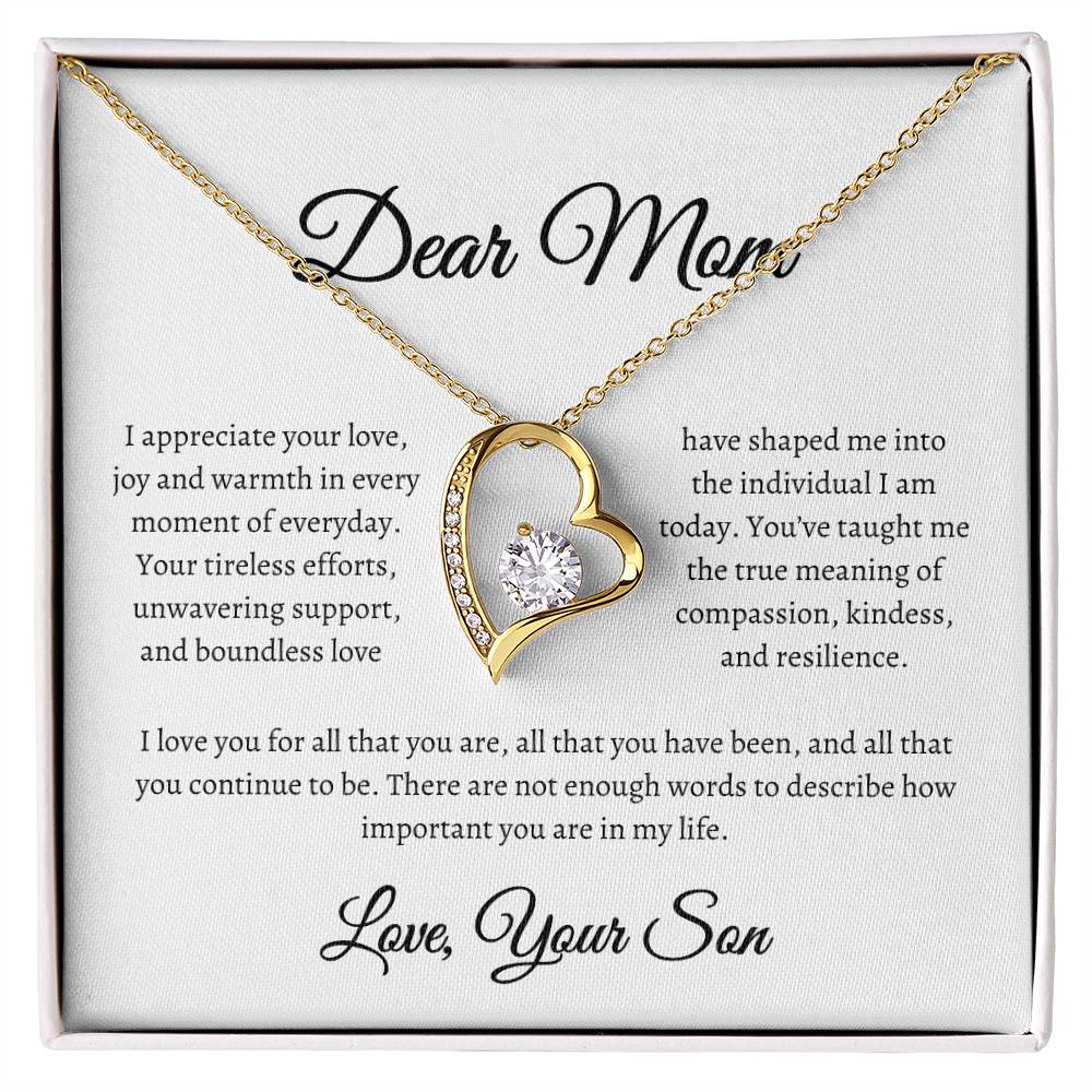 Dear Mom- Forever Love Necklace