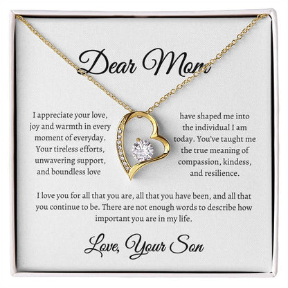 Dear Mom- Forever Love Necklace