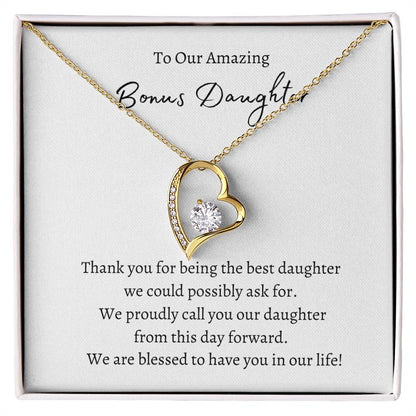 Our Amazing Daughter In Law- Forever Love Necklace
