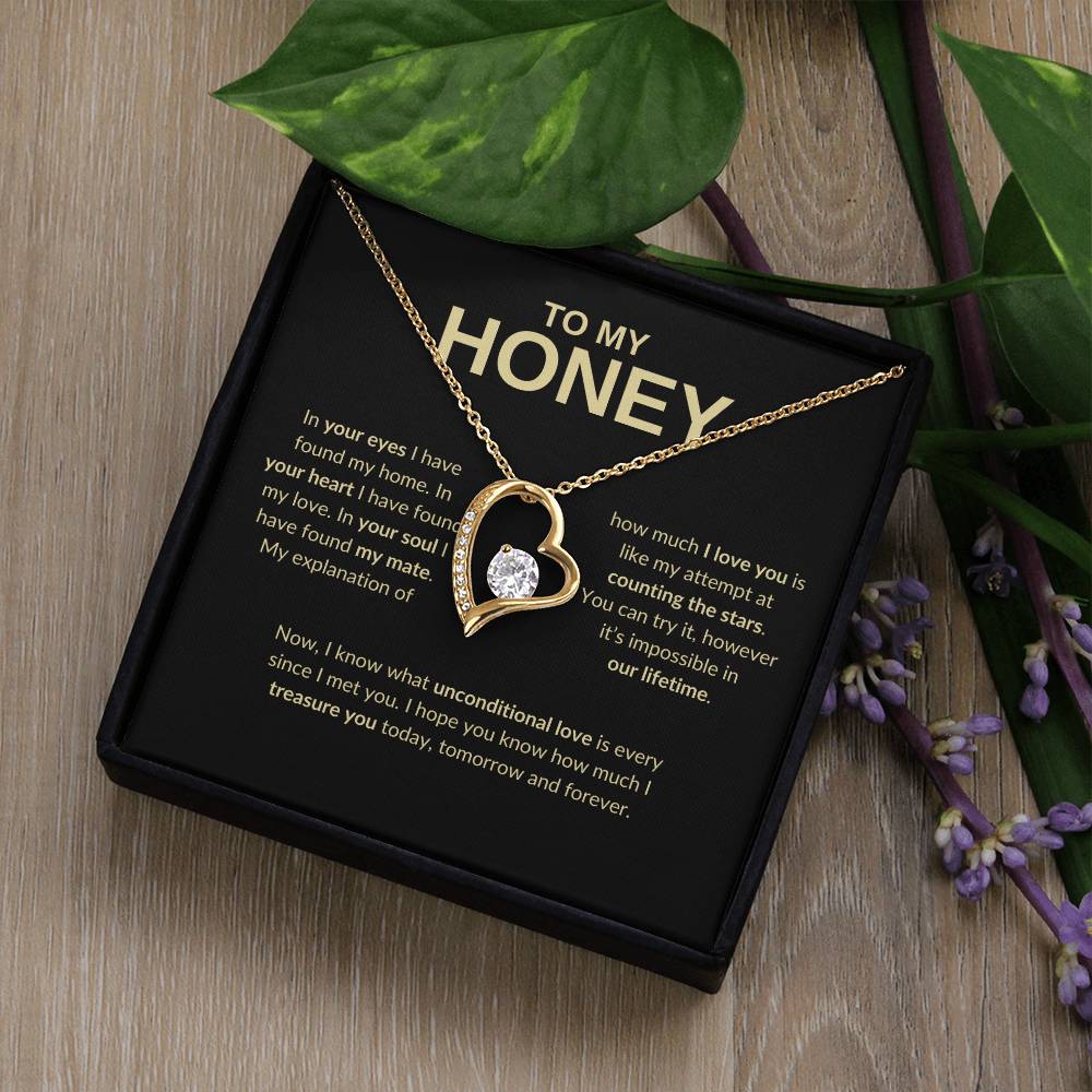 To My Honey- Forever Love Necklace