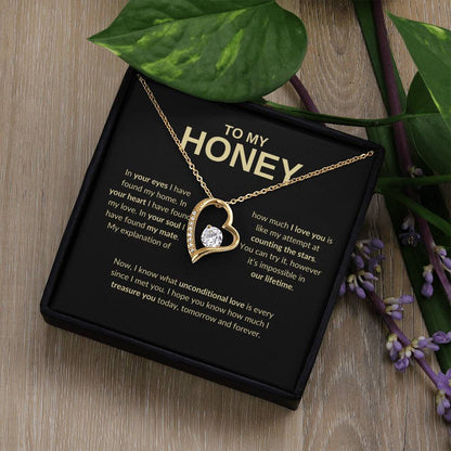 To My Honey- Forever Love Necklace