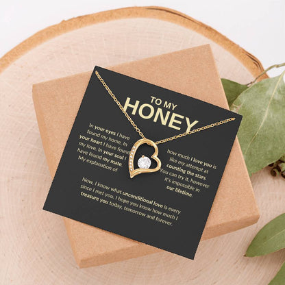 To My Honey- Forever Love Necklace