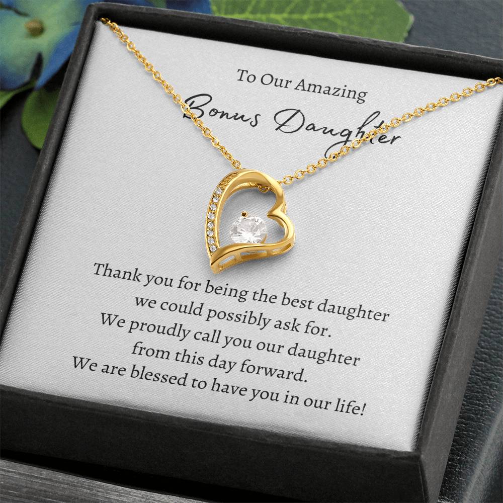 Our Amazing Daughter In Law- Forever Love Necklace