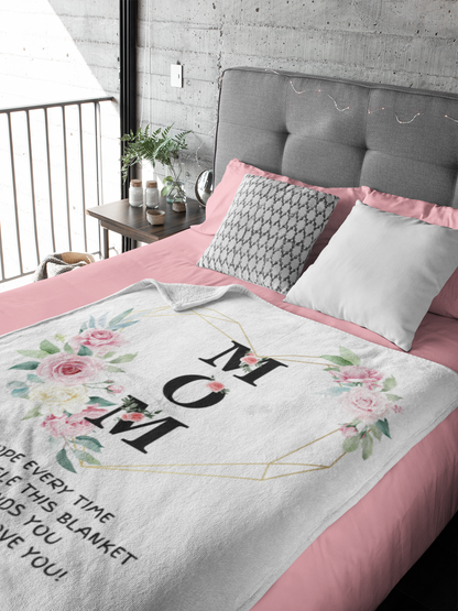 Mom Gift-Love You Blanket 50x60