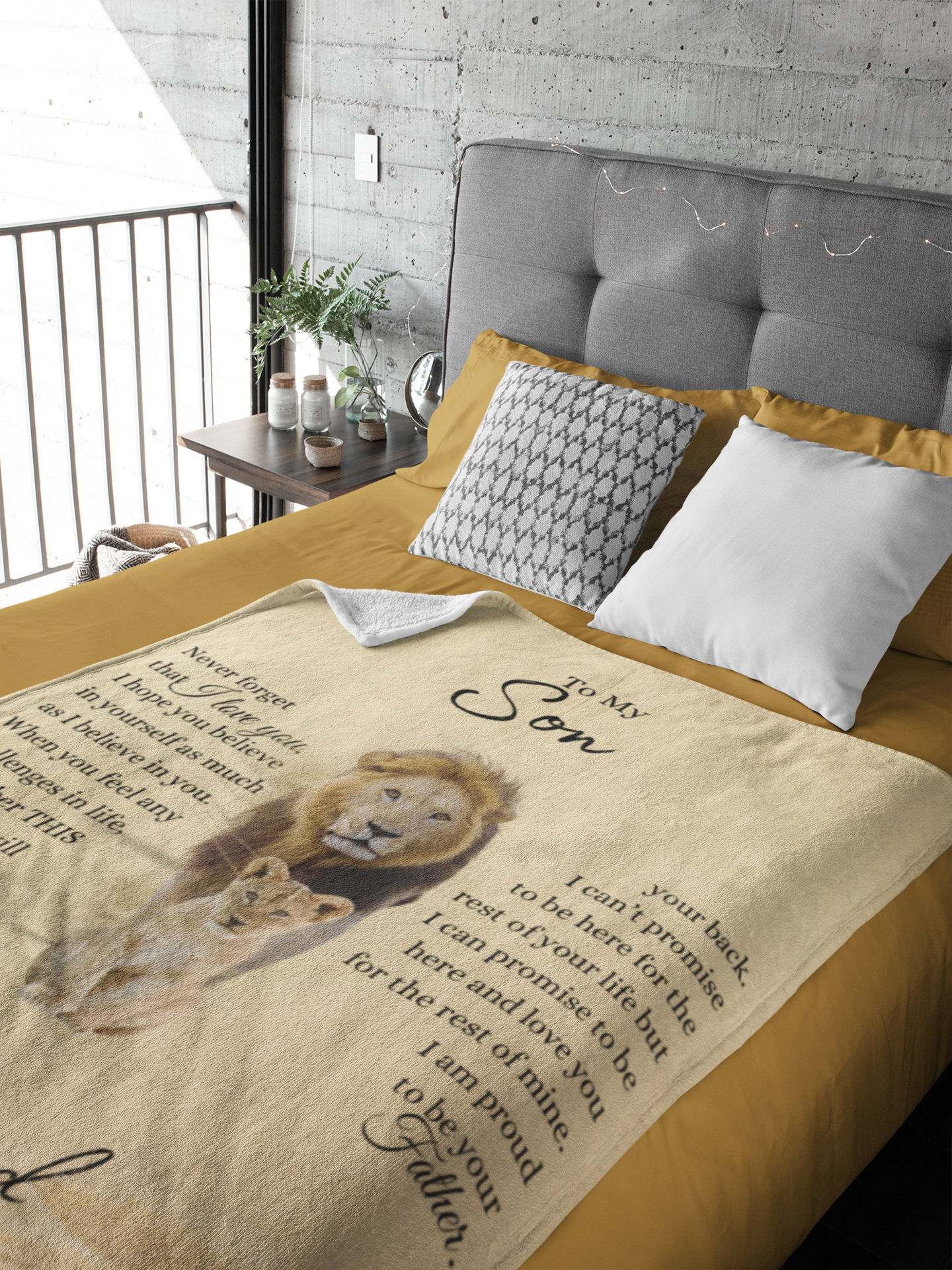 My Son- Lion Blanket