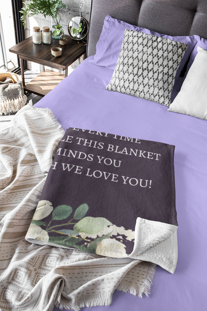 Premium Sherpa Blanket 50x60