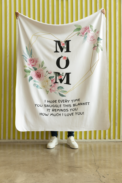 Mom Gift-Love You Blanket 50x60