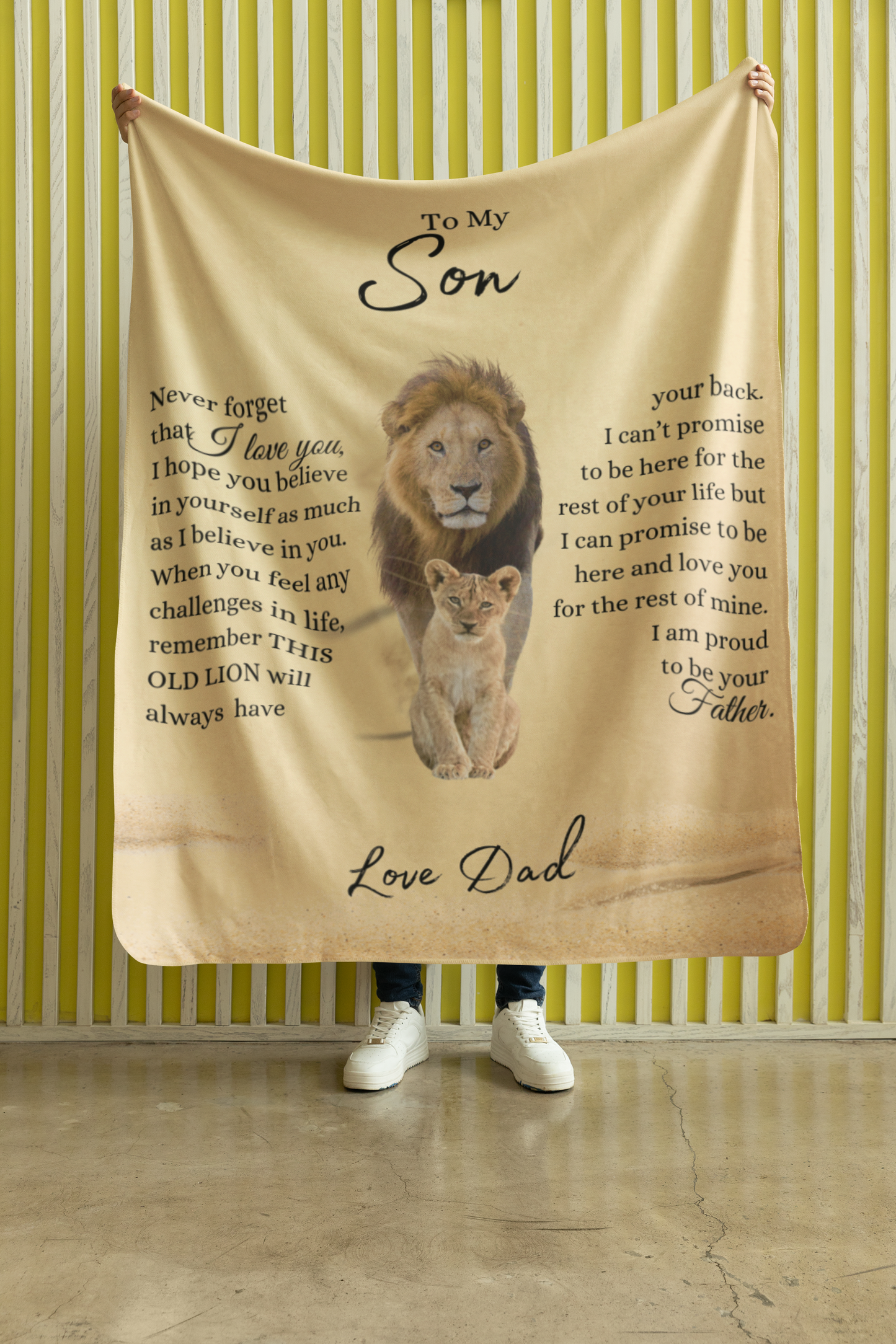 My Son- Lion Blanket
