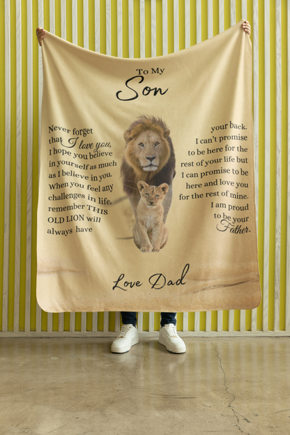 My Son- Lion Blanket