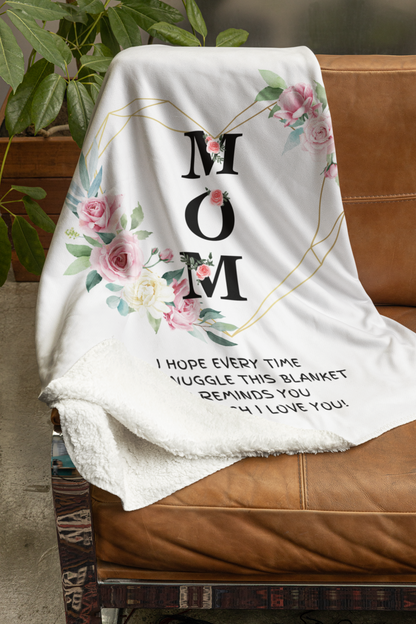 Mom Gift-Love You Blanket 50x60