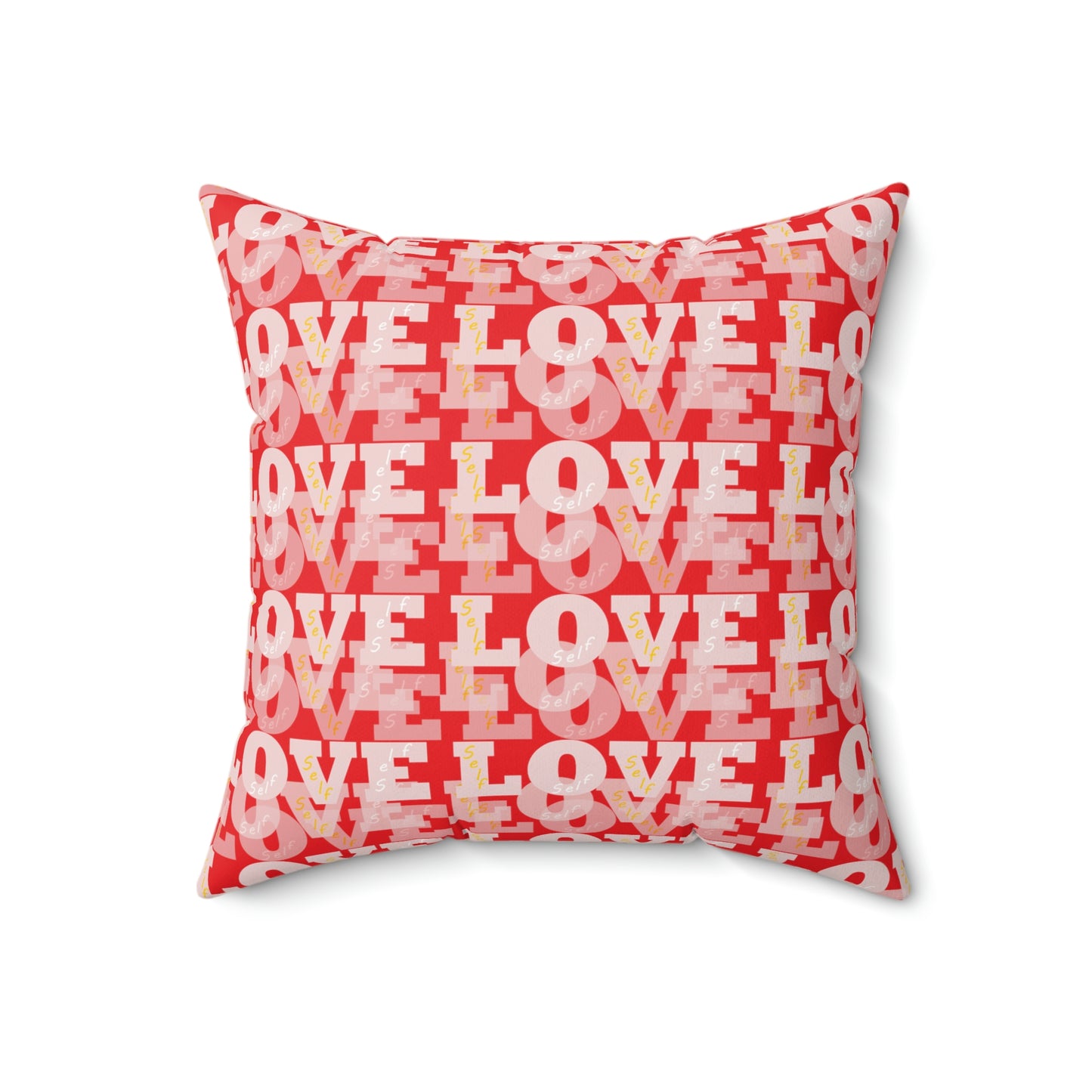 Self Love Red Pillow