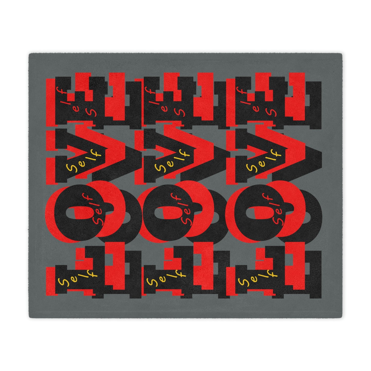 Self Love Gray Blanket