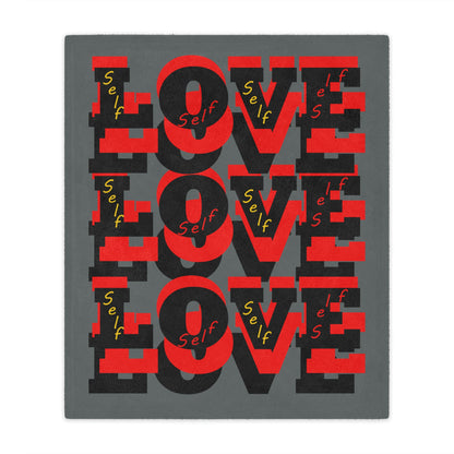 Self Love Gray Blanket