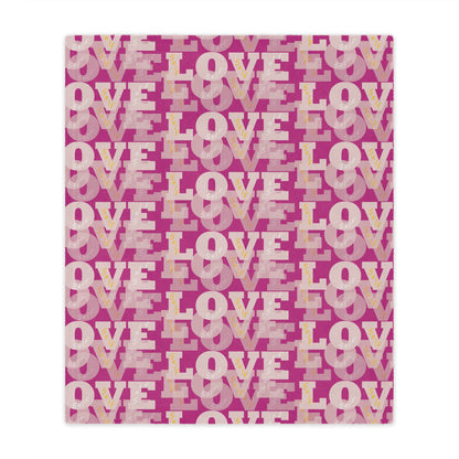 Self Love Pink Blanket